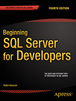 cover image of Beginning SQL Server for Developers